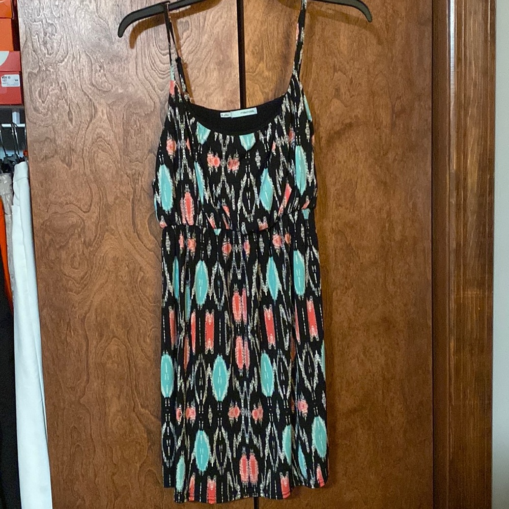 Maurices teal and salmon dress